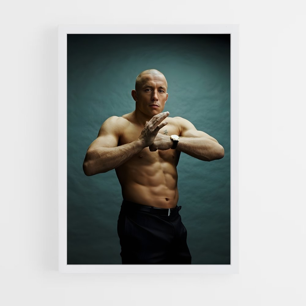 Poster L'élégance de GSP – affiche MMA (vue 3)